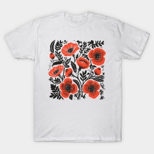 Lino Cut Flowers T-Shirt